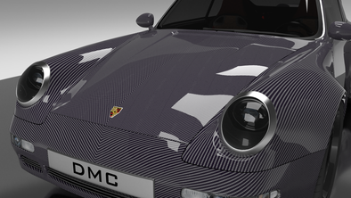 DMC Porsche 993 OEM Style Front Hood Carbon Fiber