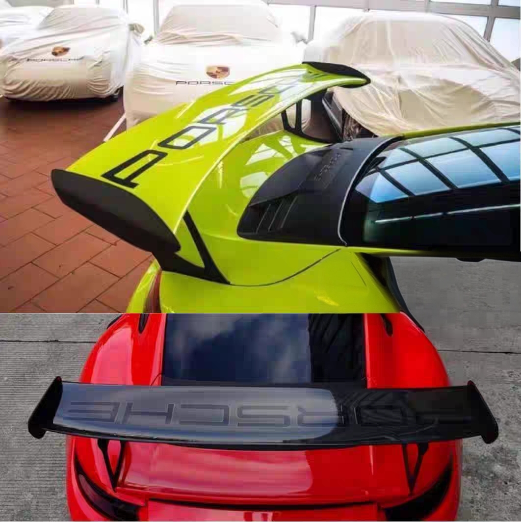 Porsche Rear Spoiler Sticker Porsche Rear Wing Spoiler Racing Decals - Free Shipping – CarGym