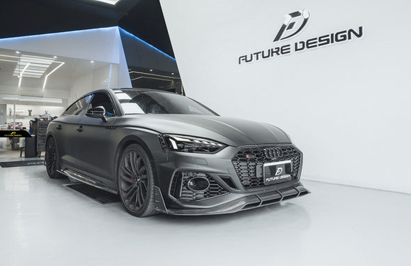 Future Design Carbon Fiber Side Skirts for Audi RS5 S5 A5 B9 B9.5