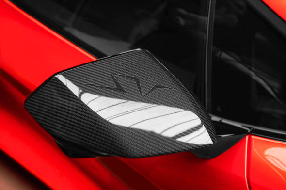 DMC Carbon Fiber Mirror Covers for Lamborghini Revuelto LB744 Coupe & Spyder