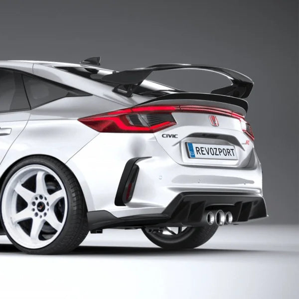 Revozport Honda Civic Type R FL5 Carbon Fiber FL5 Rear Lower Trunk Spo ...