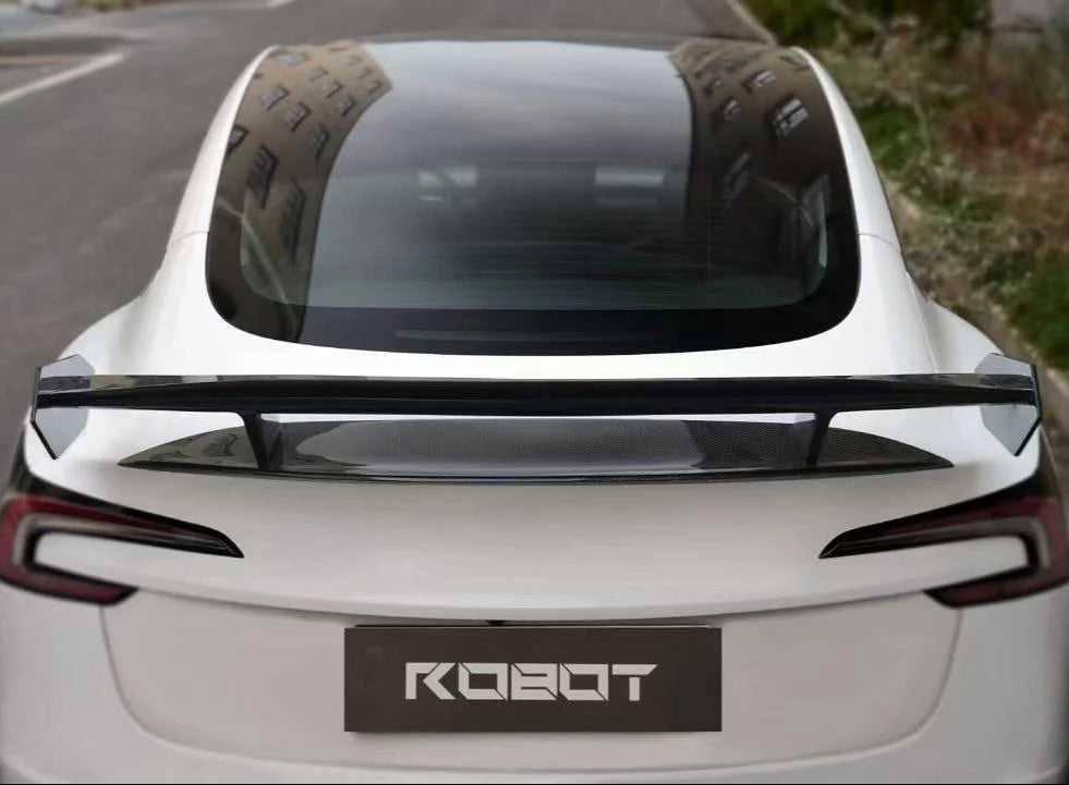 Robot Craftsman V3 Rear Spoiler for Tesla Model 3… | CarGym