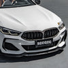 SOOQOO BMW 8-Series G14 G15 G16 Carbon Fiber Front Lip Spoiler