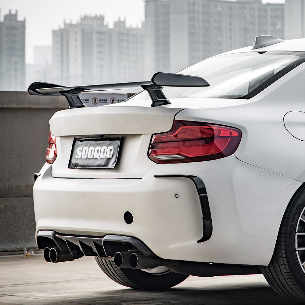 SOOQOO BMW M2 F87 Carbon Fiber Rear Vent Trim – CarGym