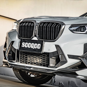 SOOQOO BMW X3M F97 X4M F98 LCI Carbon Fiber Front Lip Spoiler