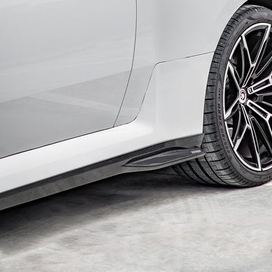 SOOQOO BMW M2 G87 Carbon Fiber Side Skirt