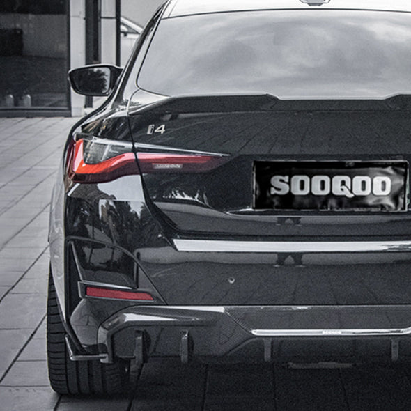 SOOQOO BMW i4 G26 Carbon Fiber Rear Diffuser