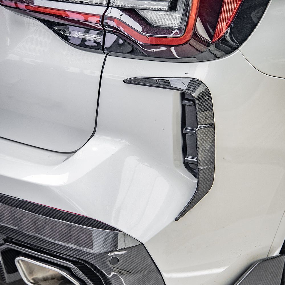 SooQoo BMW X3 G01 LCI Dry Carbon Fiber Rear Canards – CarGym