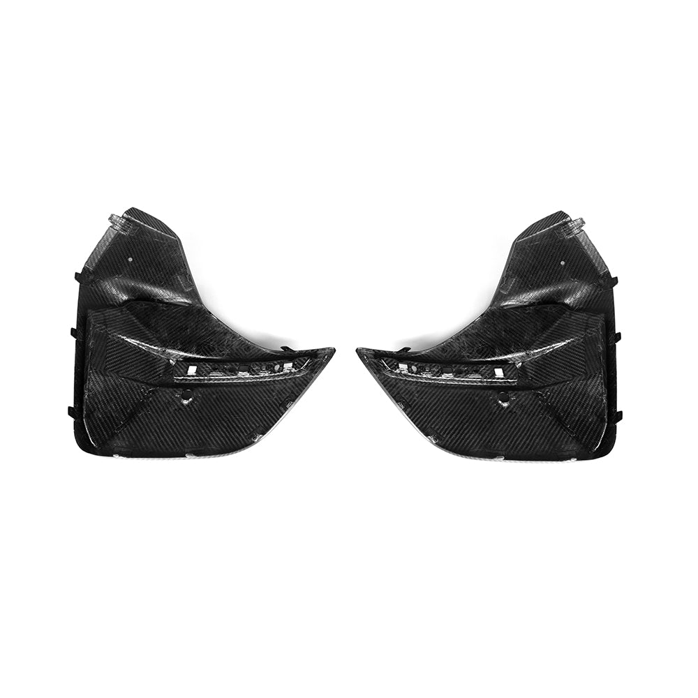 SOOQOO BMW 4 Series I4 G26 Carbon Fiber Rear Bumper Trim CarGym sooqoo-bmw-4-series-i4-g26-carbon-fiber-rear-bumper-trim-cargym