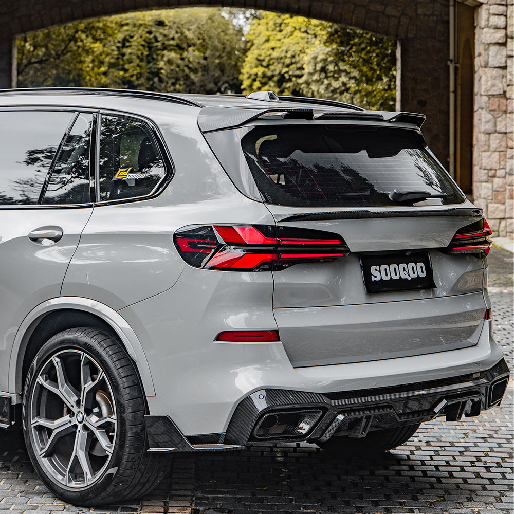 X5 M60 Rear SOOQOO BMW X5 G05 Carbon Fiber Roof Spoiler – CarGym