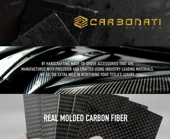 Carbonati USA Tesla Model 3 / Model Y Dry Carbon Fiber Windows & Door Switches Covers