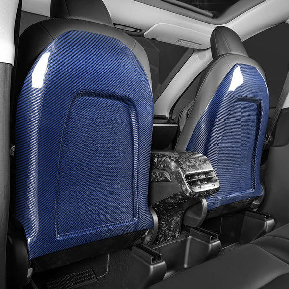 Carbonati USA Tesla Model 3 / Model Y Dry Carbon Fiber Seat Rear Replacement Panel