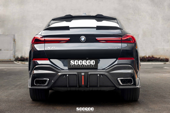 SooQoo_BMW_2024_X6_G06_LCI_Dry_Carbon_Fiber_Rear_Diffuser