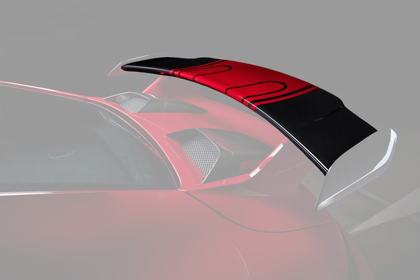 TECHART Rear Spoiler Profile Carbon 'glossy' for Porsche 991.2 GT3 from MY17