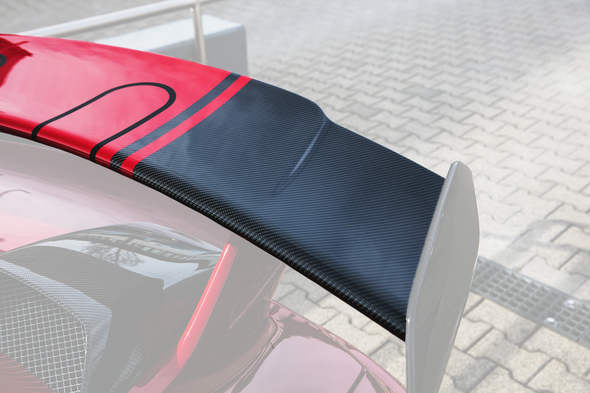 TECHART Rear Spoiler Profile Carbon 'glossy' for Porsche 991.2 GT3 from MY17