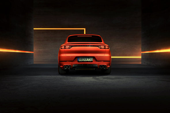 TECHART Rear Diffusor for SportDesign Rear Apron for Porsche E3.1 (9YA/B) Cayenne 2018-2023