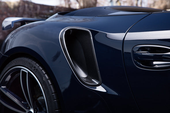 TECHART Carbon Side Air Intakes for Porsche 991 911 Turbo (S)