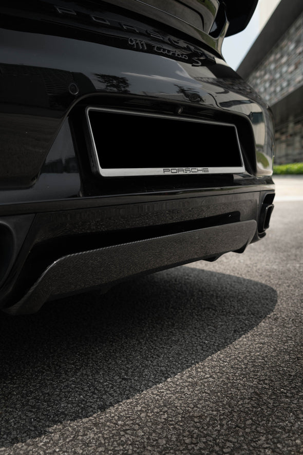 TECHART Diffusor Add-On for Rear Apron for Porsche 991.1 911 Turbo (S)  2012-2016