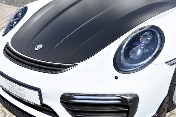 TECHART Carbon Fiber Aero Hood for Porsche 991 911 Carrera / 718 Boxster & Cayman