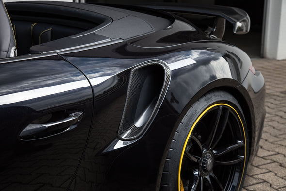 TECHART Carbon Side Air Intakes for Porsche 991 911 Turbo (S)