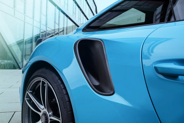 TECHART Carbon Side Air Intakes for Porsche 991 911 Turbo (S)