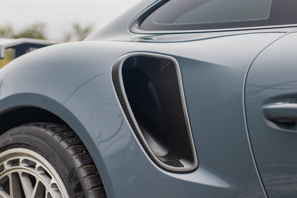 TECHART Carbon Side Air Intakes for Porsche 991 911 Turbo (S)