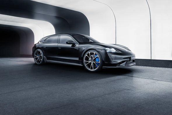 TECHART Carbon Side Skirts with Fin for 9J1 Porsche Taycan