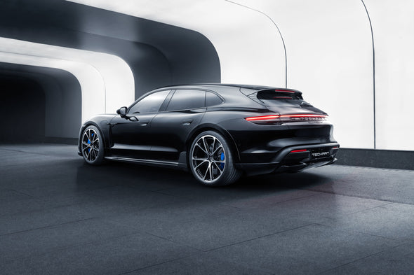 TECHART Carbon Side Skirts with Fin for 9J1 Porsche Taycan