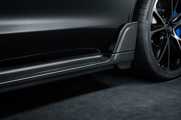 TECHART Carbon Side Skirts with Fin for 9J1 Porsche Taycan