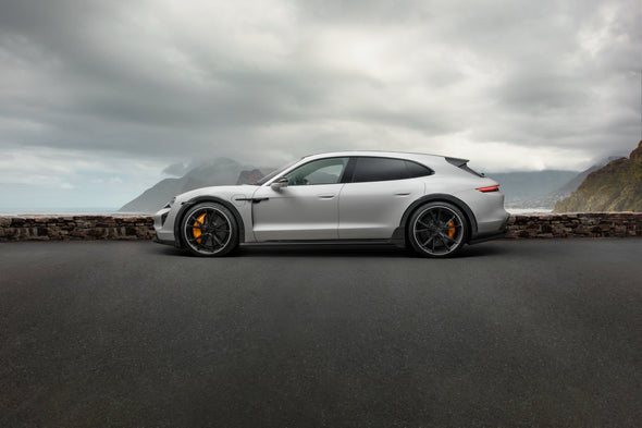 TECHART Carbon Side Skirts with Fin for 9J1 Porsche Taycan