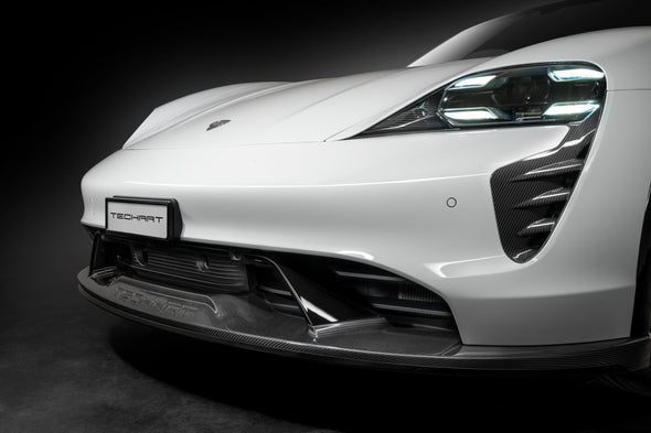 TECHART Carbon Front Spoiler I for Porsche 9J1 Taycan