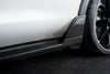 TECHART Carbon Side Skirts with Fin for 9J1 Porsche Taycan