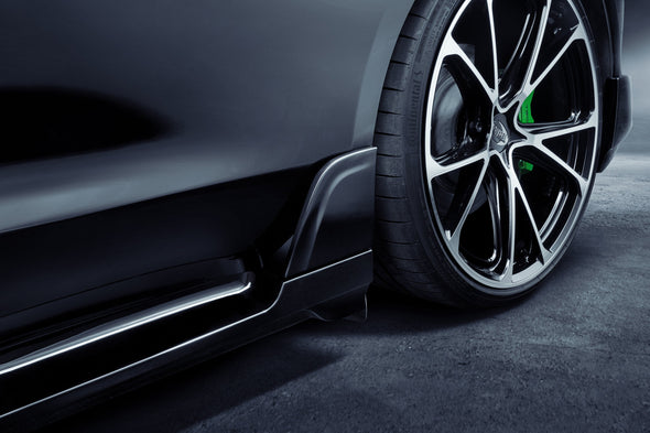 TECHART Carbon Side Skirts with Fin for 9J1 Porsche Taycan