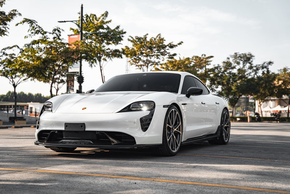 TECHART Carbon Front Spoiler I for Porsche 9J1 Taycan
