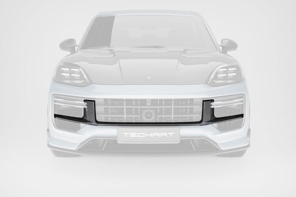 TECHART Carbon Front Grille for E3.2 Porsche Cayenne all Sport Design / Turbo from 2024+