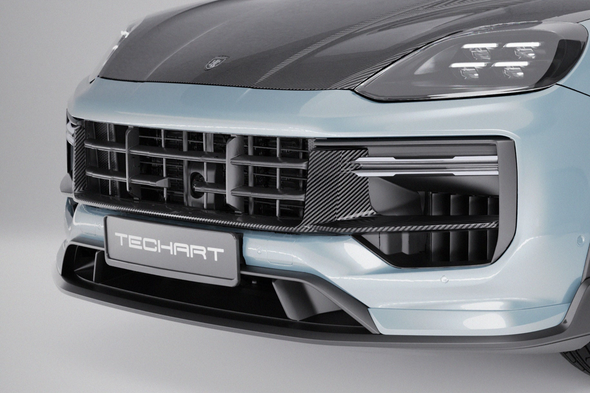 TECHART Carbon Front Grille for E3.2 Porsche Cayenne all Sport Design / Turbo from 2024+