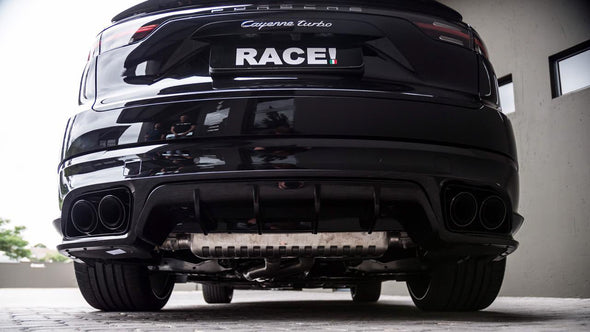 TECHART Rear Apron lower part I incl. Diffusor for Porsche E3.1 (9YA/B) Cayenne 2018-2023