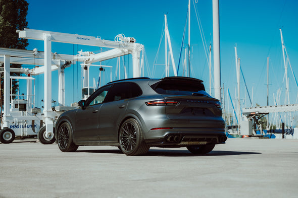 TECHART Rear Spoiler Panel for Porsche E3 (9YA) Cayenne 2018-2023