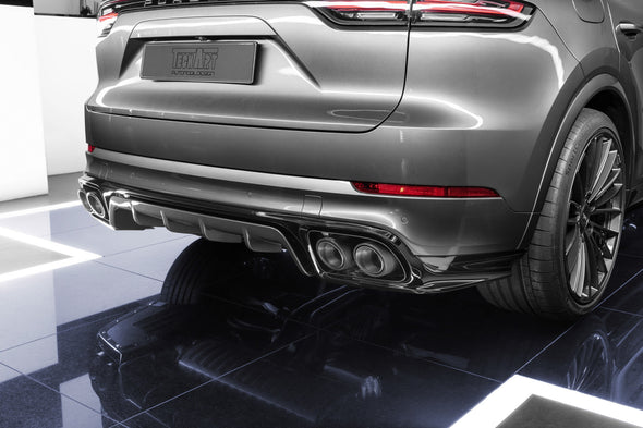 TECHART Rear Apron lower part I incl. Diffusor for Porsche E3.1 (9YA/B) Cayenne 2018-2023