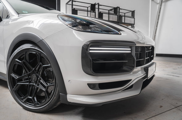 TECHART Carbon Air Intake Frames for Porsche E3.1 Cayenne Turbo GT 2018-2023