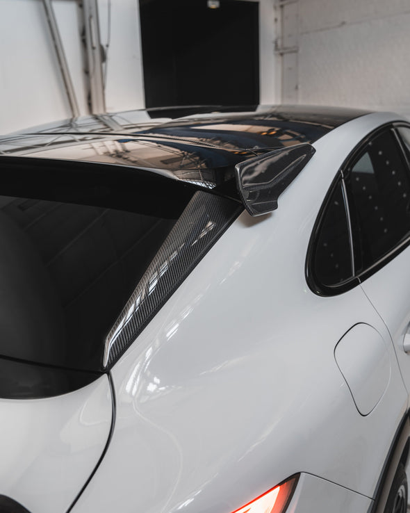 TECHART Carbon Aero Curtains Rear Hatch for Porsche 9YB(E3) Cayenne Coupe 2018-2023