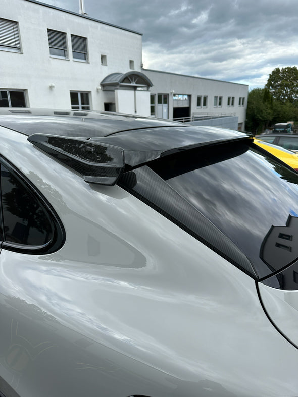 TECHART Carbon Aero Curtains Rear Hatch for Porsche 9YB(E3) Cayenne Coupe 2018-2023