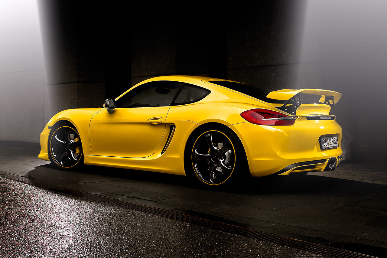 Posche 981 Rear TECHART Rear Spoiler II for Porsche 981 Cayman – CarGym
