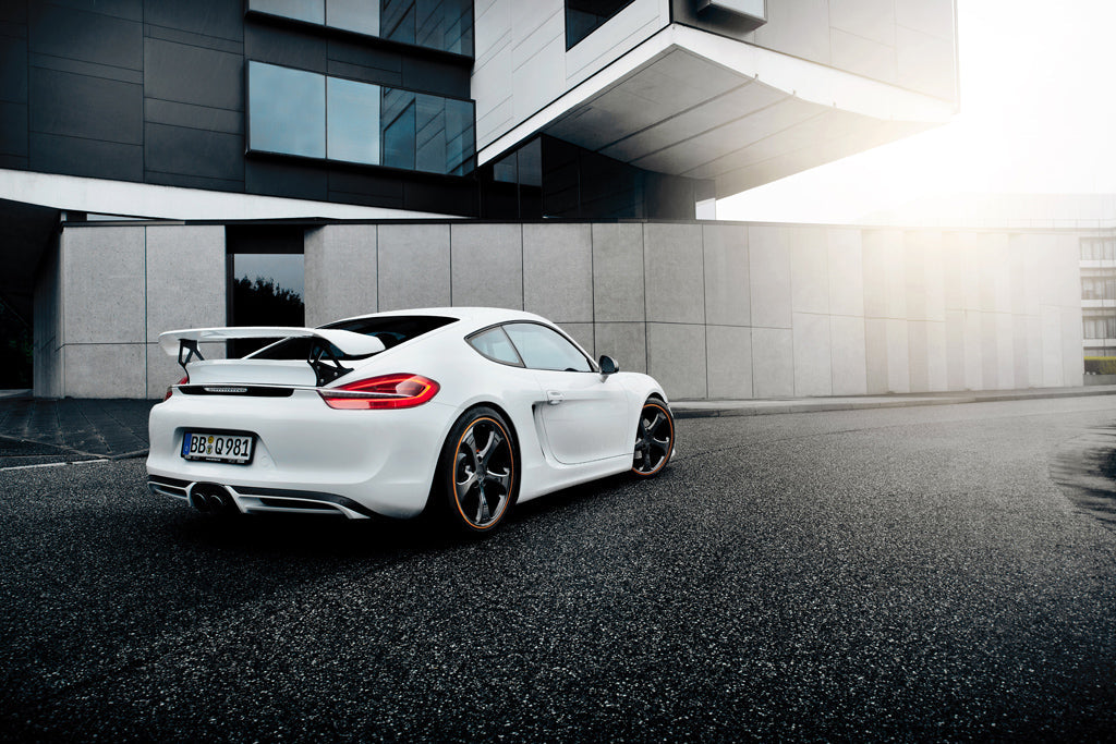 Posche 981 Rear TECHART Rear Spoiler II for Porsche 981 Cayman – CarGym