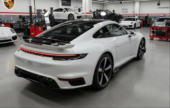 Turbo S Design Rear Wing Spoiler for the Porsche 911 992 Carrera & Cabriolet