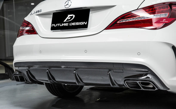 Future Design Rear Bumper Diffuser for Mercedes-Benz CLA W117