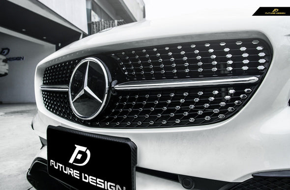 Future Design Diamond Star Pattern Front Grille for Mercedes-Benz CLA W117