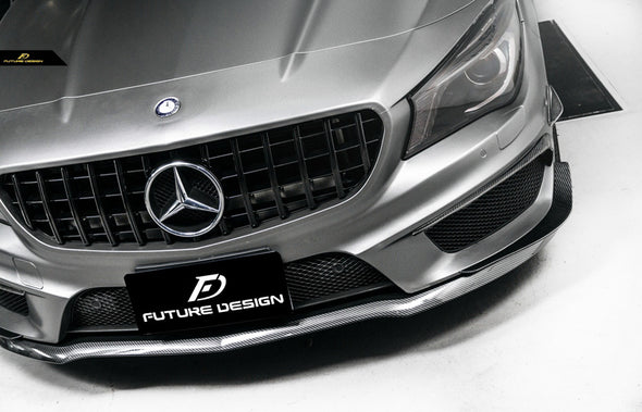 Future Design Gloss Black Front Grille for W117
