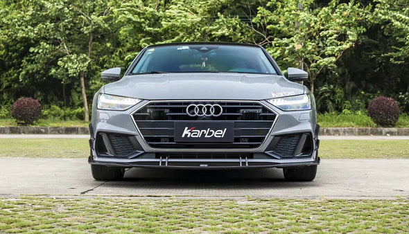 Karbel Carbon Dry Carbon Front Bumper Canards for Audi RS7 S7 A7 C8 2019+