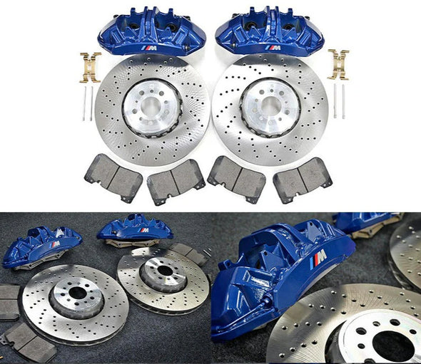 BMW M-Performance Front (6 POT) & Rear (1 POT) Brake Retrofit Kit For 5-Series G30 G31 G32 / 7-Series G11 G12 / 8-Series G14 G15 G16 / X3 G01  / X4 G02 / iX3 G08 / iX I20